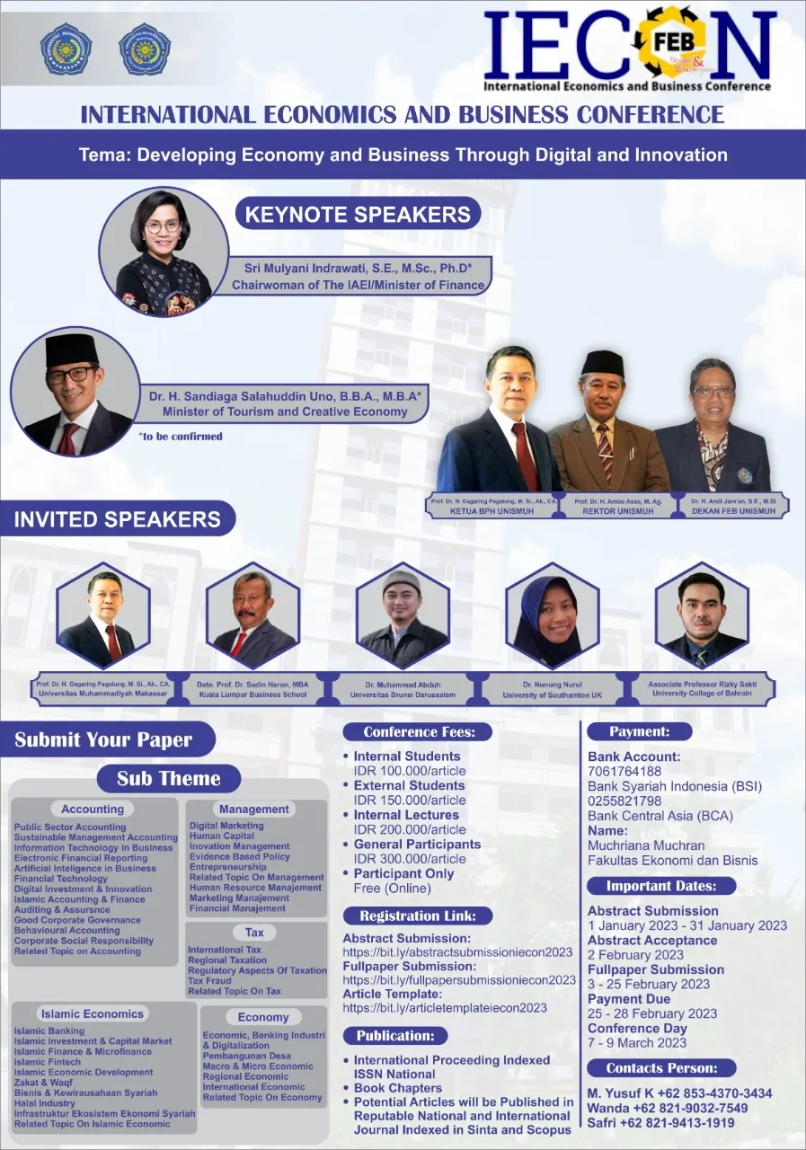 Internasional Ekonomic and Business Conference