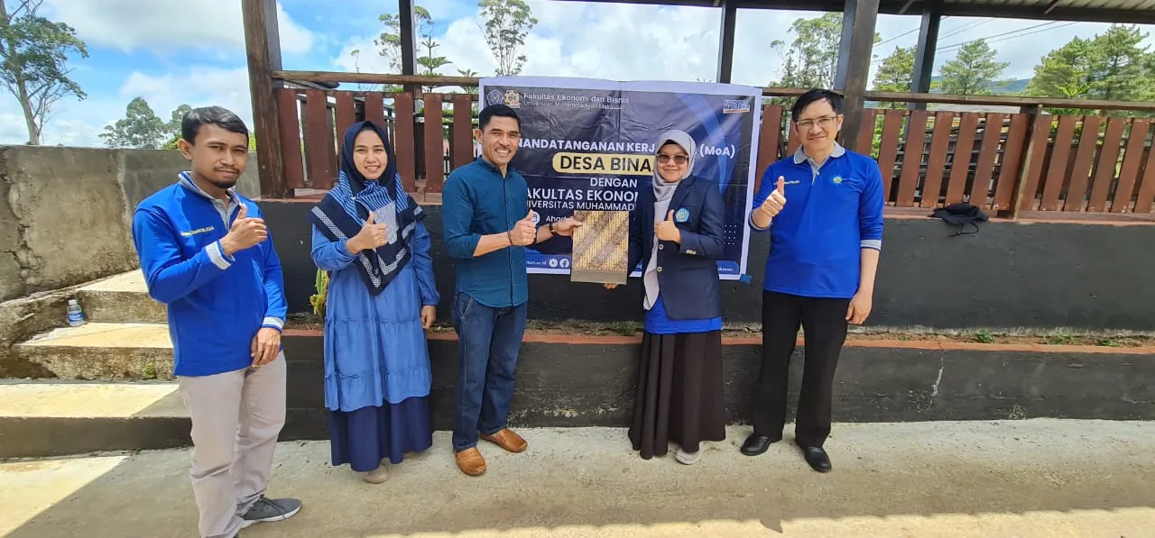 Pengembangan Bisnis Berbasis Desa, FEB Unismuh Siap Bangun Kerjasama di Kanreapia Gowa
