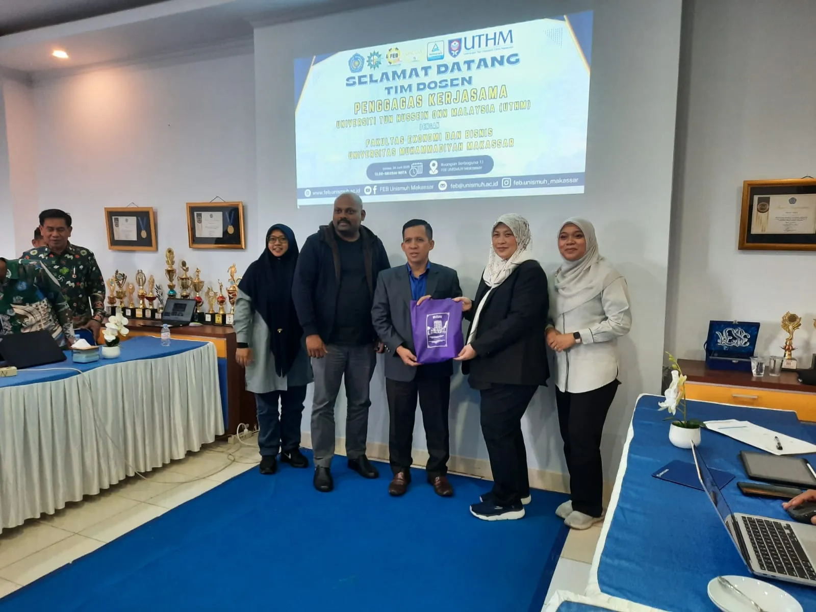 Perkuat Jejaring Akademik ASEAN, FEB Unismuh Makassar Jalin Kerja Sama Strategis dengan UTHM Malaysia